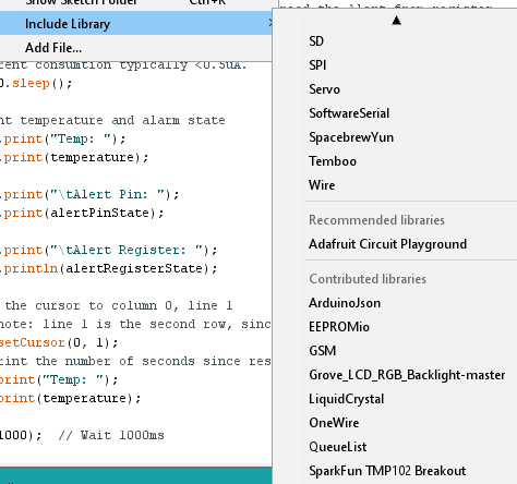 Arduino add lib