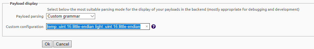Payload Display