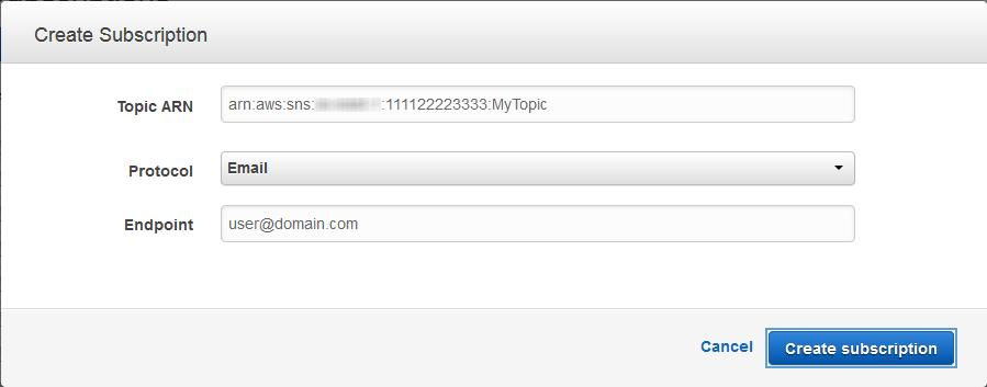 email subscription