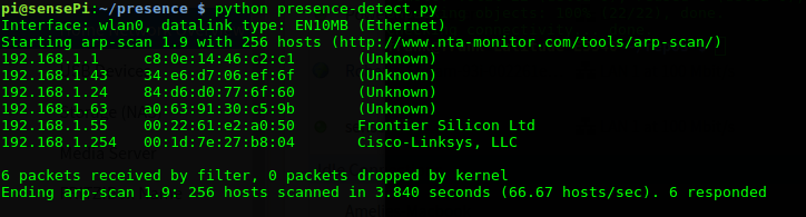 ARP Scan with Python