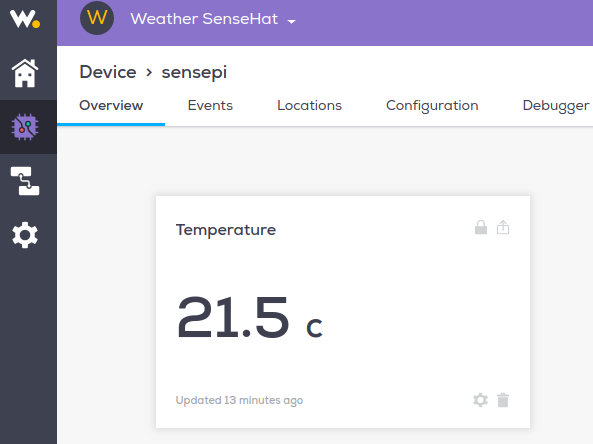 Temperature Widget